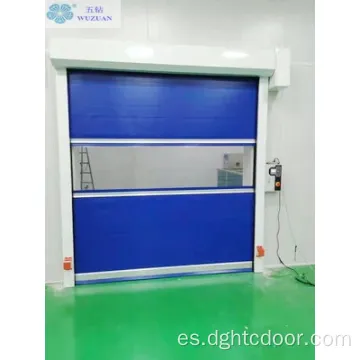 Puerta de enrollamiento de tela de PVC industrial